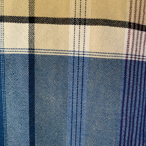 Wrangler Twenty X Long Sleeve Button Down Shirt Plaid Blue Yellow Size XL Men’s - Picture 4 of 12